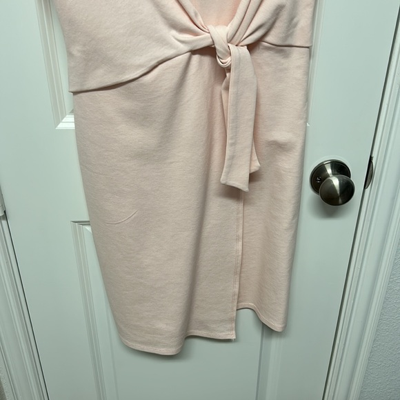 S Pink Knee Length Dress - Picture 3 of 5